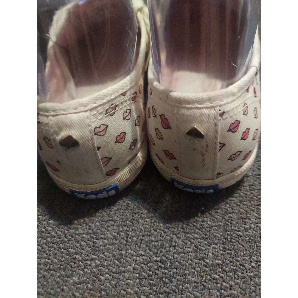 Keds Kate Spade Shoes Womens 7.5 Lips Kiss New York Champion Sneakers Y2k Boho‎